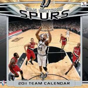  San Antonio Spurs 2011 Wall Calendar