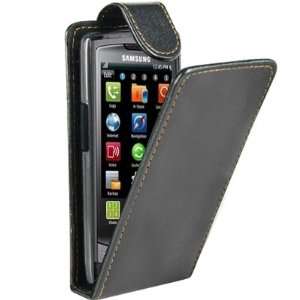    Leather Flip Case Cover for Samsung Wave S8500 Electronics