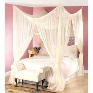  Dreamma 4 Poster Bed Canopy Mosquito Net Queen King Size 