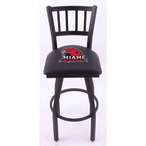  Miami of Ohio Redhawks Game Room Bar Stool With Back 