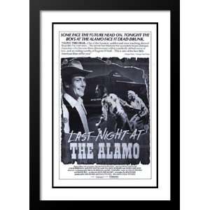  Last Night at the Alamo 32x45 Framed and Double Matted 
