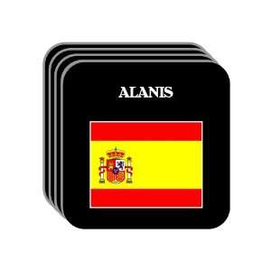  Spain [Espana]   ALANIS Set of 4 Mini Mousepad Coasters 