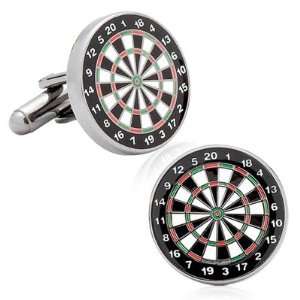  Dart Board Cufflinks CLI DCL SS 909 Jewelry