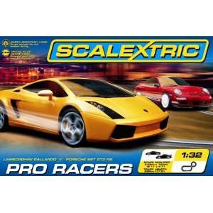  Scalextric C1252T   Pro Racers Race Track Set Toys 