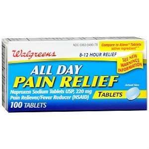   All Day Pain Relief Tablets, 100 ea Health 