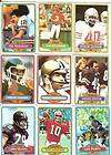   Football Stars 8 Card Lot Dave Williams Very Good Condition  