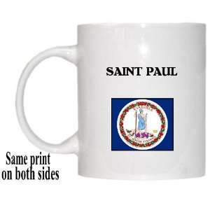  US State Flag   SAINT PAUL, Virginia (VA) Mug Everything 