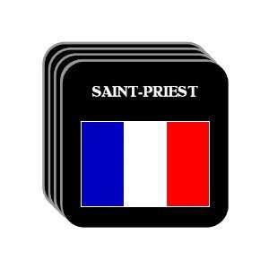  France   SAINT PRIEST Set of 4 Mini Mousepad Coasters 