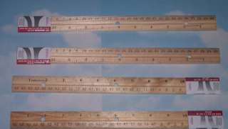 Wholesale Lot 25 PC 12 Wooden Ruler Rulers Measuring  