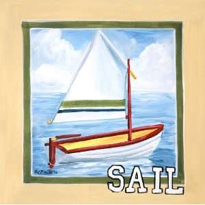  Vintage Sail Canvas Reproduction