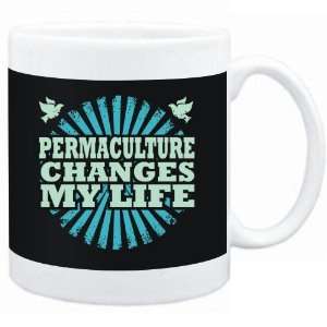  Mug Black  Permaculture changes my life  Hobbies Sports 