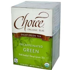 Decaffeinated Green, 16 Tea Bags, 1.1 oz (32 g)  Grocery 
