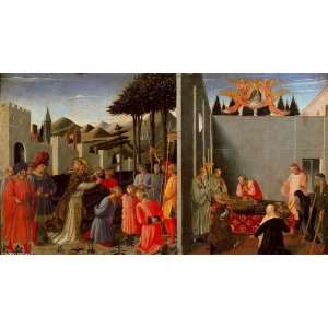 Hand Made Oil Reproduction   Fra Angelico   32 x 18 inches   San 
