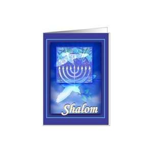  Shalom, Chanukah Dove of Peace Card Health & Personal 