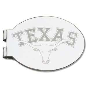  University Of Texas Laser Etched Money Clip   Basketball 