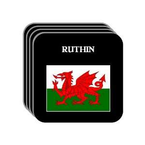  Wales   RUTHIN Set of 4 Mini Mousepad Coasters 