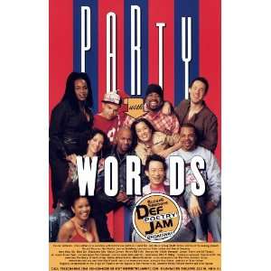  Party With Words Poster Broadway Theater Play 27x40