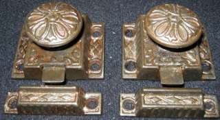 decorative cast iron nice matched set spring loaded all work well 