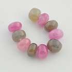 Umba Sapphire Smooth Rondelles Beads (12)  