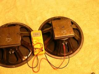 pair CTS Klipsch 15 woofer speakers Heavy 5815055 Bass  