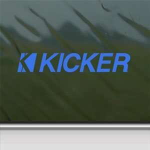  Kicker Blue Decal Kicker Amp Car Truck Window Blue Sticker 