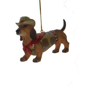  December Diamonds Doggie Dachshund wearing Western Hat 