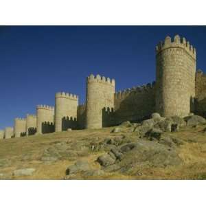  Exterior of the Walls and Town Ramparts, Avila, Castile 