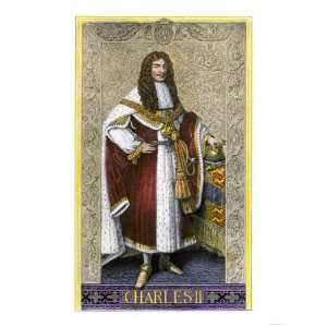   Charles Ii, King of Great Britain Premium Poster Print