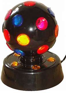 DISCO PARTY BALL Multi Color LIGHT Red Blue Amber  