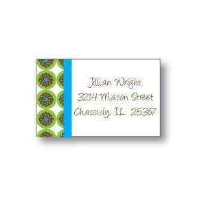  Polka Dot Pear Design   Rectangle Stickers (299rts 