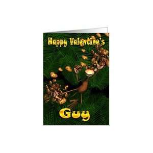 Valentines Monkey holding heart Card Health & Personal 