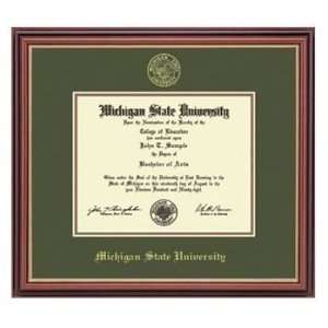   Michigan State Spartans Diploma Frame Regency Gld