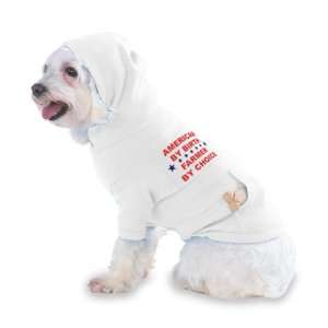 BIRTH FARMER BY CHOICE Hooded (Hoody) T Shirt with pocket for your Dog 
