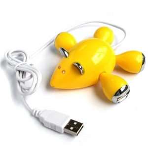  Small Mouse 4 Port High Speed Mini USB Hub for Laptop or 