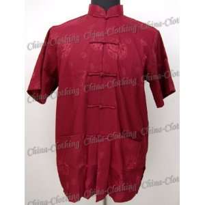  Ancient Chinese Royal Kung Fu Shirt Burgundy Available 