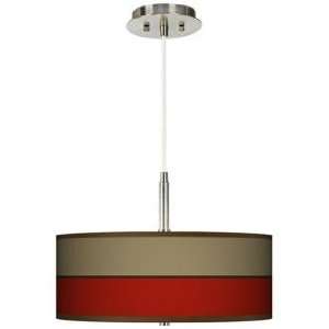  Empire Red Giclee Pendant Chandelier