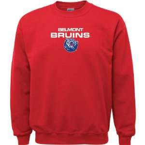  Belmont Bruins Red Youth Legend Crewneck Sweatshirt 