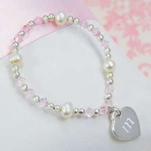 Exclusive Gifts and Favors Little Girls Heart Charm Bracelet By Cathy 