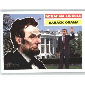  Card #132 Abraham Lincoln / Barack Obama Kindred Heroes / Baseball 