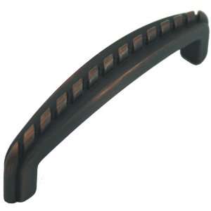   Oil Rubbed Bronze Rope Cabinet Hardware Handle Pull   3 Hole Centers