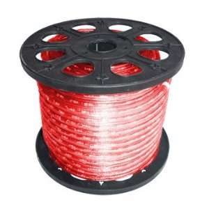    150 3 Wire 120 Volt 1/2 Red Rope Light Spool