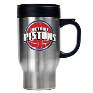 Detroit Pistons 16oz Stainless Steel Travel Mug   Primary Logo 