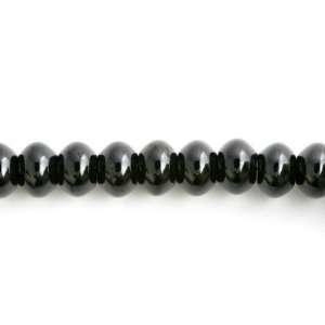  Black Onyx Beads Rondelle 14x10mm [10 strands wholesale 