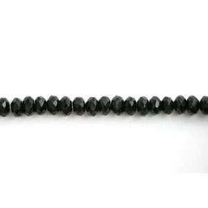  Black Onyx Beads Rondelle Faceted 8x5mm [10 strands wholesale 