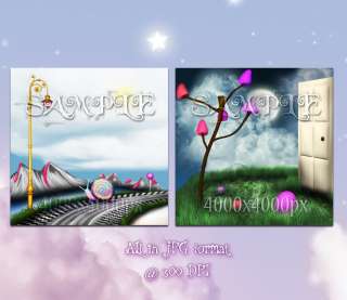 Candyworld   Fantasy Digital Backdrops / Backgrounds   BOGO OFFER TIL 