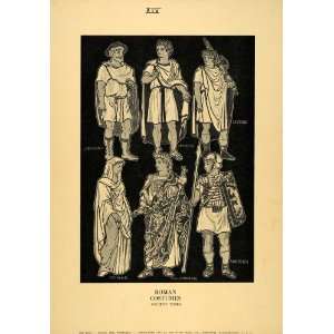  1929 Print Roman Costume Peasant Citizen Soldier Lictor 