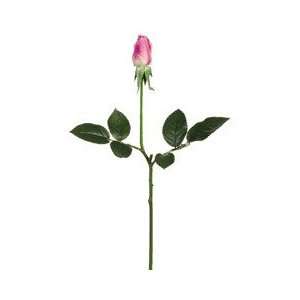  Set of 12   17.5 Real Touch Diana Rose Bud Spray Dark 