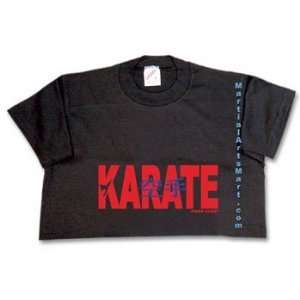  Martial Arts T shirt   Karate (Black T shirt)   CHL, CHM 