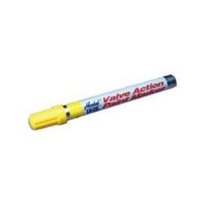  MARKAL 96801 VALVE ACTION YELLOW PAINT MARKER WITH CARD 