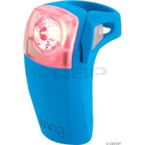  Knog Boomer Taillight 1 Watt Red LED; Light Blue Sports 